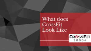 graphic with what does crossfit look like text